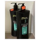 2 pump bottles. AXE Apollo.  2in1 shampoo. 28oz