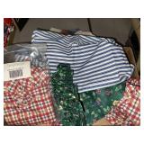 Box of LONGABERGER baskets accessories / liners.