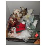 Lot of Santa Ornaments