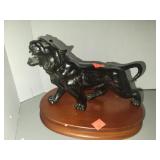 Metal Tiger on Stand