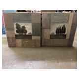 2 Ct. Tree Picture Decor