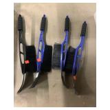 4 ct Ice Scrapers/Snow Brush