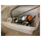 Mirrors, Saw, Hard Hat, 2 Tubs, Misc