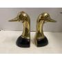 Brass Goose Bookends. Approximately 6 in Tall