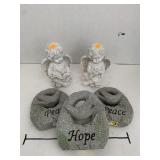 5 Ct. Angel/Peace/Hope Garden Decor