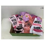 Approx. 14 Pairs Of "Mom" Socks