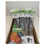 Lot of Garden Flag Stands and Spring Flags