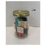 Mason Jar W/Vrty. Of Matches