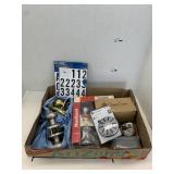 Lot of Locking Door Knobs, Showerhead, Bell, MISC