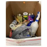 Box of MISC Cleaning Supplies