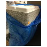 Large stack of Disposable Lunch Trays