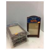Qty 5 Samuel Adams Easel Photo FramesHolds a