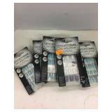 Qty 6 Sensationail Gelvolution Nails