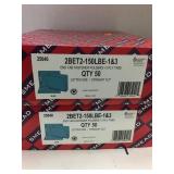 Qty 2 Boxes Smead End Tab Fastener Folders