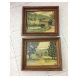 Qty 2 Framed Paintings Approximately