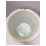 VTG Enamel Painted Bucket w/ Wooden Handle