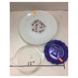 Dishes - Fire King Ovenware Plates, Pyrex Lid and