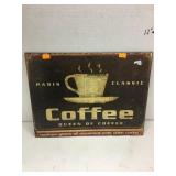 Metal Coffee SignApproximately 10x14