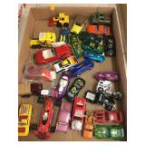 Flat of toy cars