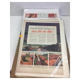 Flat of Advertising PostersHarvest