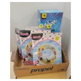 3 Cnt Minnie Mouse Swim Ring & 1 Cnt Hand Pump