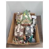 Flat of Christmas Villages & Accessories