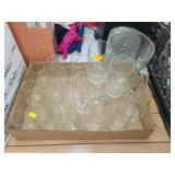 Lot of Glasses & Pitcher
