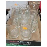 Lot of 9 Mugs W/ Different Ships on Them