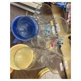 Serving Platter and Cups