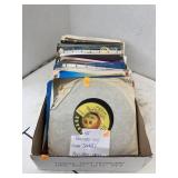 Approx. 50 Ct. 45 Records w/Cover Jackets