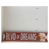 Marilyn Monroe Blvd. Of Dreams Sign