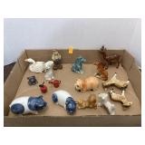 Lot of Vntg. Animals MISC Decor