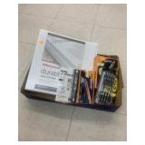 2" White Binder w/Gel Pens