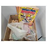 Color Books/ Wood Beads Etc