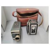 Kodak Automatic 8 Movie Camera & Kodak Duaflex II