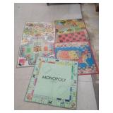 Lot of Six Board Games NO PIECES