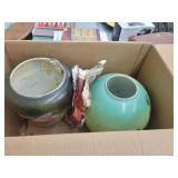 2 Glass Globes 1 Broke