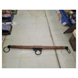 VTG ANTIQUE PRIMITIVE HORSE OX HARNESS HITCH YOKE