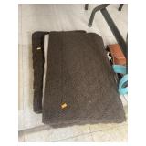 2 Cnt Brown Rugs 44 x 30 &  60 x 21 Inches