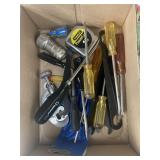 Flat of Tools Screwdrivers/Tape Measure  Etc