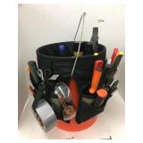 Bucket with Caddy Bag and Tools