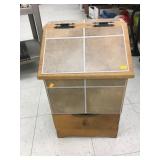 Box with Hinged Lid and DrawerApproximately