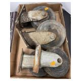 5 in & 6 in  Wheels.  2 of each size.