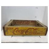 Wood Coca-Cola Case / Crate.  18.5x11.5x4in tall.