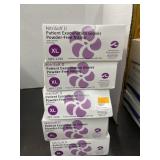5 boxes patient exam gloves.  Size XL.  100 /