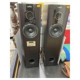 2 beFree Sound.  speakers. 12x6.5x24.