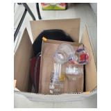Box Lot of Dish & Collectors Glasses