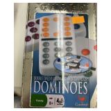 Double Twelve Dominoes in Tin.