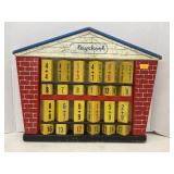 Vintage Playskool.  Wood Abacus. Circa 1960.