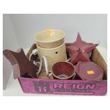 Flat W/ Candle Warmer/Candle Holders & Rustic